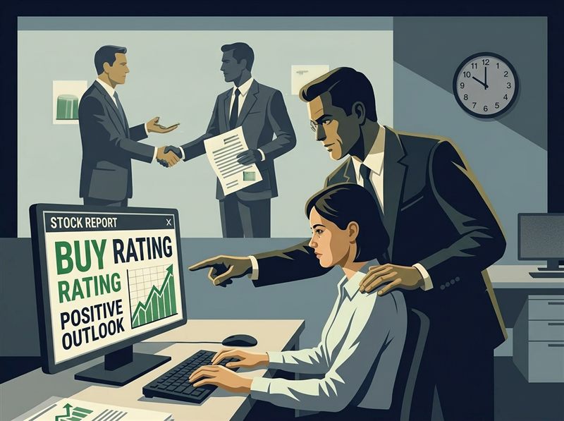 Chain of corporate influence corrupting research before it reaches the investor